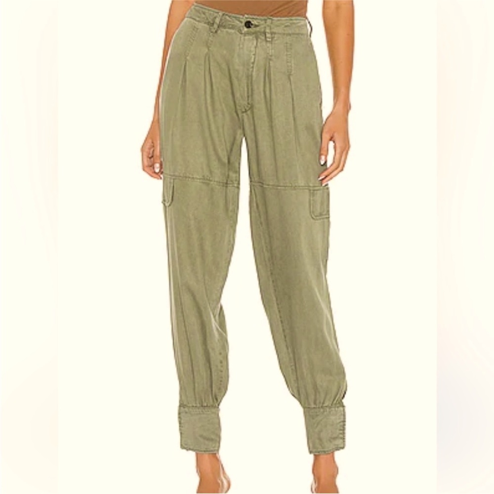 All Saints Olive Green Trousers